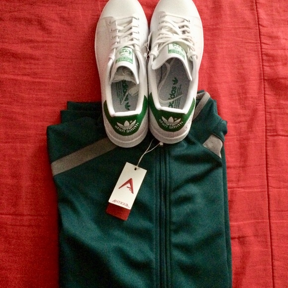 SOLD - Adidas Stan Smith Sz 9.5 & Antigua Jacket - Picture 7 of 11